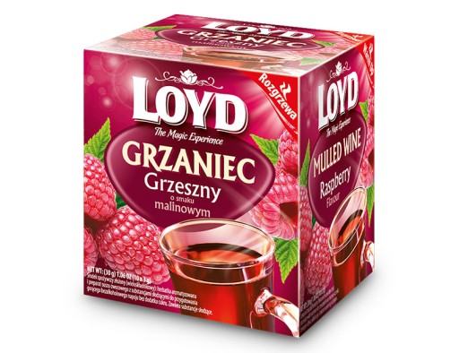 Loyd Sinful varený čaj s príchuťou maliny 30 g (10 x 3 g)