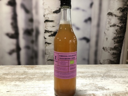 BIO JAHODOVÁ KOMBUCHA 500 ml - SOURDINNER