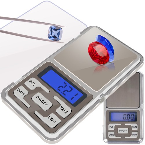 ELEKTRONICKÁ VRECKOVÁ VÁHA NA ŠPERKY, PRESNÁ, 200/0,01g, NA BATÉRIOVÉ PRÁCE