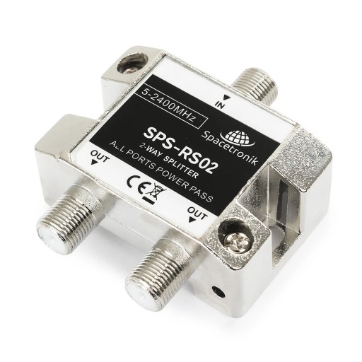 Splitter 1/2 5-2400 MHz Spacetronik SPS-RS02