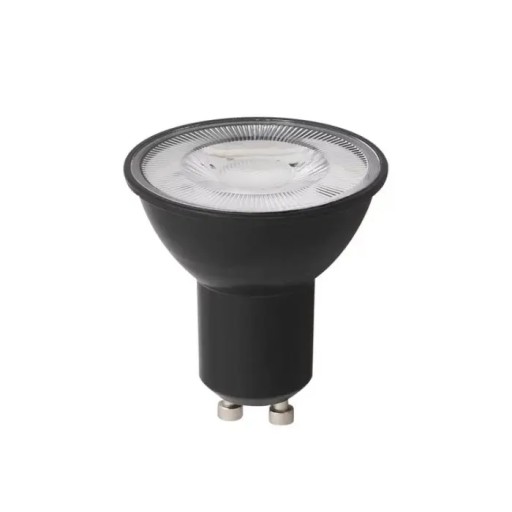 LED žiarovka GU10, čierna, 6,9W, teplá, 120° Osram