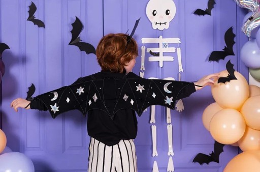 Papierové ozdoby Halloween Bats - 6 ks.