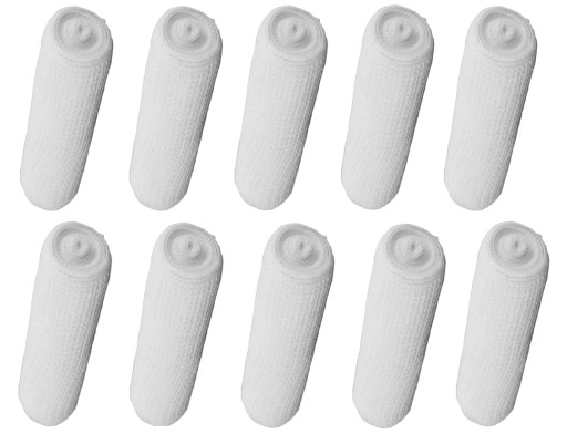 Obväzový obväz, pletený obväz, 10 cm x 4 m, 10 ks