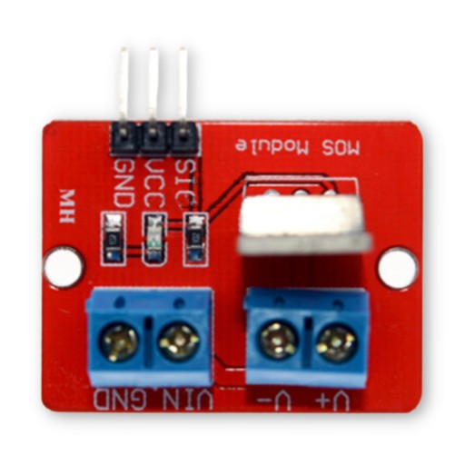 Výkonný výkonný modul IRF520 MOSFET 24V/5A PWM regulácia Arduino Raspberry