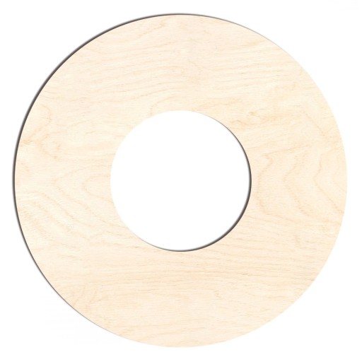 drevená obruč na lapač snov, šírka 7 cm, 20 mm