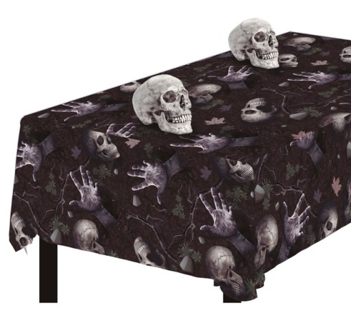 PLASTOVÝ OBUS CINTORÍN 137X274 CM HALLOWEEN