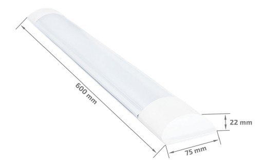 TENKÝ PRIVRCHOVÝ LED PANEL 18W 60 CM STROPNÉ SVIETKO BIELY 4500K