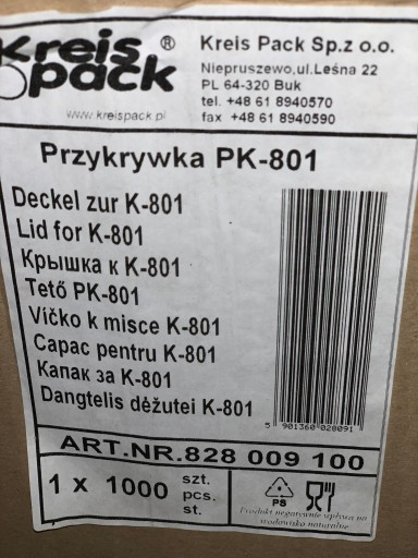OPS kruhový kryt P9180 alebo PK-801 100 kusov