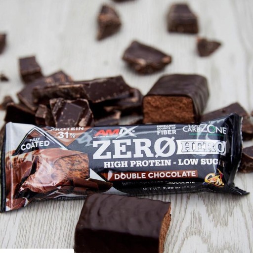 PROTEÍNOVÁ TYČINKA ČOKOLÁDA S KOKOSOM 20G proteín 1g cukor, čokoláda s nízkym obsahom cukru