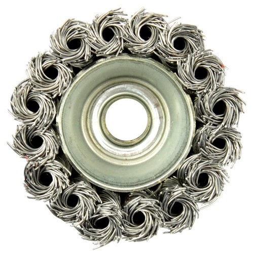 DRÔTENÁ KEFKA SKÚTENÝ DRÔT M14 125 mm PREDNÝ DRÔT S10345