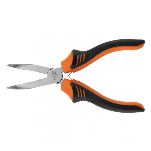 Predĺžené ohnuté kliešte 180 mm