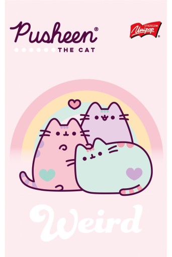 Notebook A6 50k mriežka Pusheen Majewski