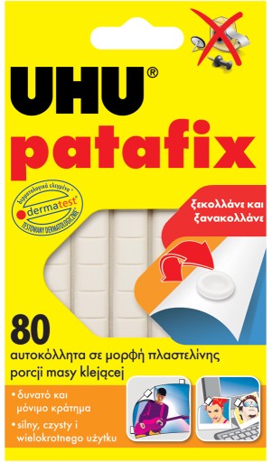 Samolepiaca montážna hmota UHU Patafix biela x 80