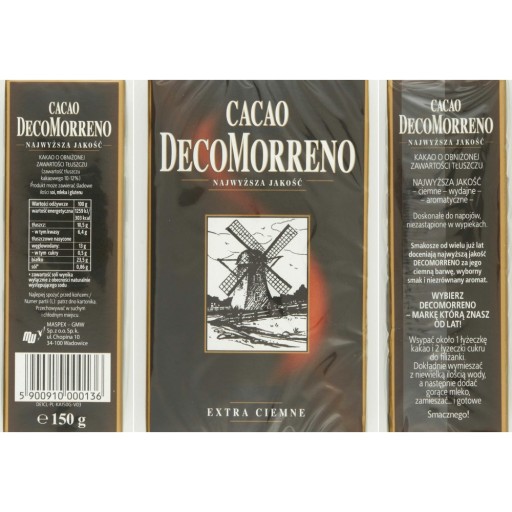 KAKAOVÉ KAKAO DECOMORENO 150g