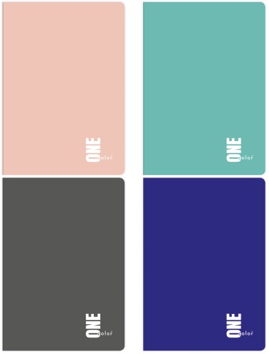 Notebook A5/32 Grid One Color Interprint x10 ks MIX