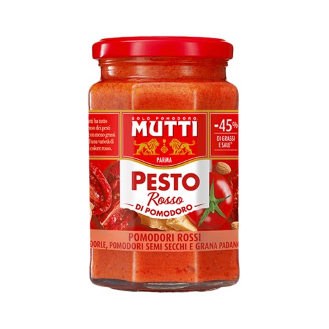 Mutti Pesto Rosso di Pomodoro - pesto z červených paradajok (180 g)
