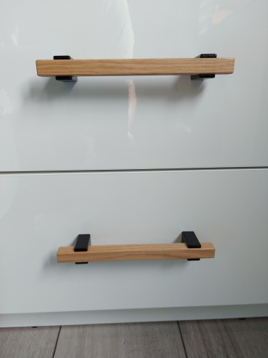 Nábytkové madlo zábradlia v tvare U, dĺžka 178mm, šírka 128mm