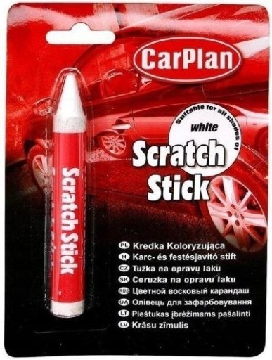 CARPLAN BIELY POKOJ NA ŠKRABINKY FAREBNÉ ZNAČOVACIE PERO NA ODSTRAŇOVANIE ŠKRABANC