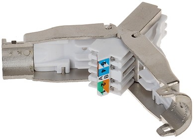 MODULÁRNA SAMOUPÍNACIA ZÁSTRČKA RJ45 FTP CAT.6A-RUČ