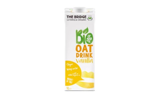 Ovsený nápoj s vanilkovou príchuťou bez pridaných cukrov BIO The Bridge 1 liter