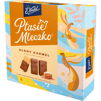 1x 340g WEDEL Ptasie mleczko slaný karamel