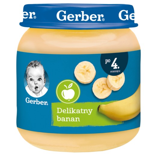 Detský dezert Delikátny Banán 4 m+ 125 g Gerber