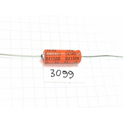 Elektrolytový kondenzátor 10uF 40V 7x19 axiálny