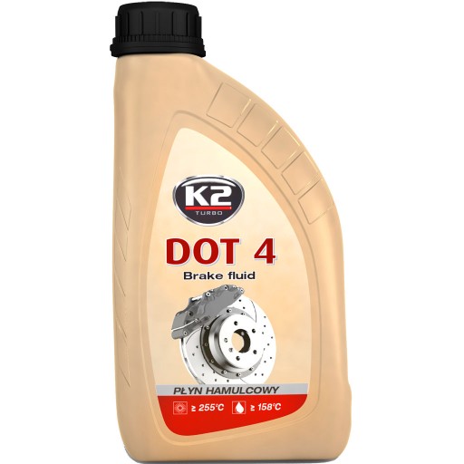 K2 DOT 4 BRZDOVÁ KVAPALINA 230 stupňov 1L