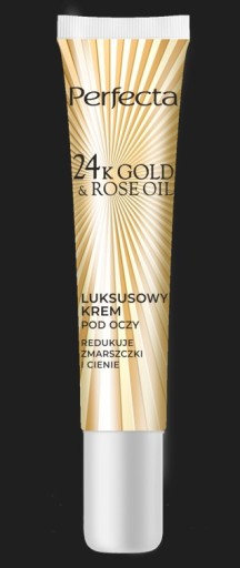 PERFECTA 24k Gold & Rose Oil očný krém proti vráskam 15 ml