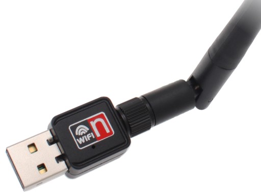 BEZDRÔTOVÁ WIFI USB KARTA S ANTÉNOU RTL8188FU pre NBOX ZGEMMA E2 DEKODÉR
