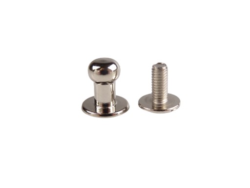Skrutka na remeň Knopik 6 mm 1 kus, nikel