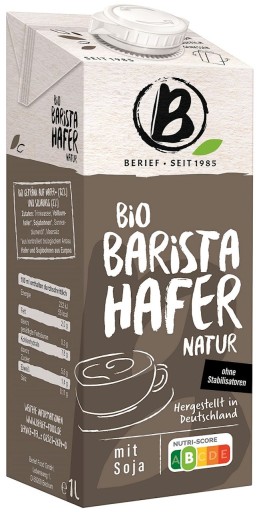 OVSENÝ A SÓJOVÝ NÁPOJ BARISTA B/C BIO 1 L BERIEF