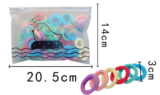 ELASTICKÉ HAIR TRIPS GUMY PRE GIRL MIX 100 KS.