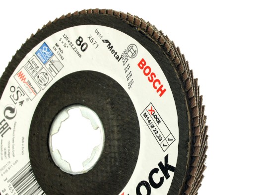 BOSCH KOTOUČ KLAPKA 125mm GR.80 X-LOCK NA KOV