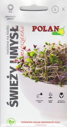 Klíčky Mix Fresh Mind Brokolica Biela a červená kapusta 20g