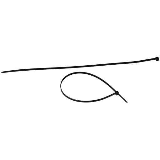 Sťahovacie pásky 4,6x350mm Čierna 100 ks