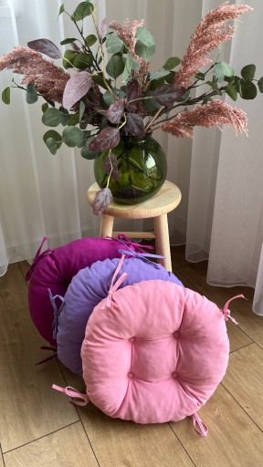 Vankúš na stoličku, 35 cm, svetlofialový CIRCLE