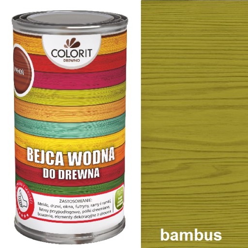 Moridlo na drevo na vodnej báze COLORIT 0,5 l ŠEDÁ
