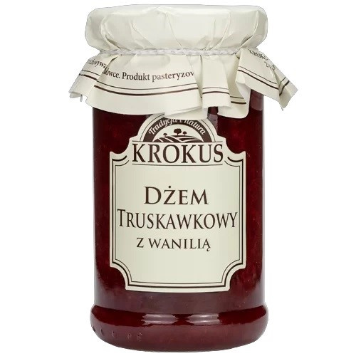 Jahodový džem s vanilkou 235g - Crocus