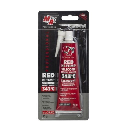 SILIKÓNOVÝ TESNENIE ČERVENÝ 343C - 85G - MOJE AUTO PROFESSIONAL
