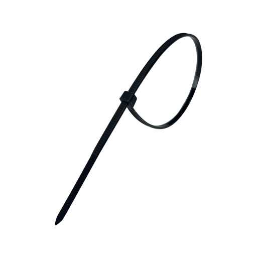 Sťahovacie pásky UV Sťahovacie pásky - 100 ks 2,5 x 200 mm, čierne