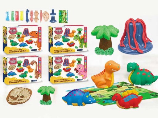 Plastelína dinosaury plastelína 15c