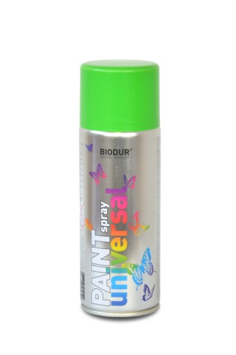 Farba v spreji ZELENO-ŽLTÁ 400ml Biodur Lakier 6018