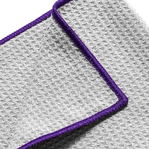 MY CAR Waffle MIKROVLÁKNO NA OKNÁ DIAMANTOVÉ SKLO 370G/M2 40X40CM / ŠEDÉ