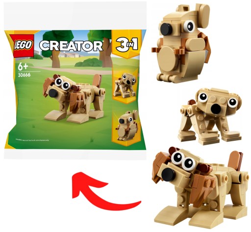 LEGO Creator 3 v 1 30666 darčekové zvieratká