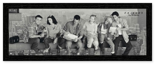 Nástenný plagát Priatelia na tráme 158x35 cm