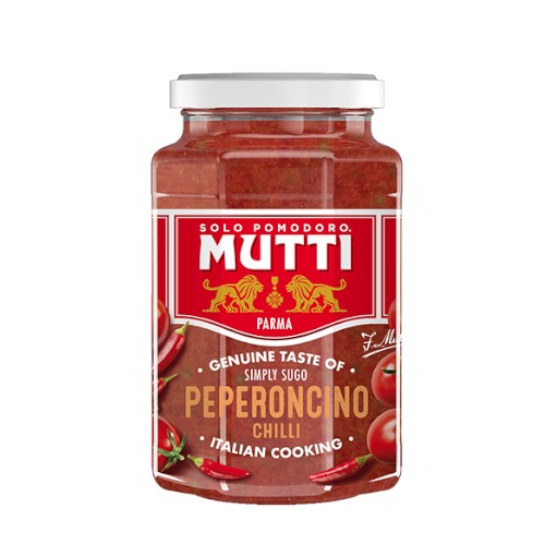 Mutti talianska paradajková omáčka s čili papričkami 400g
