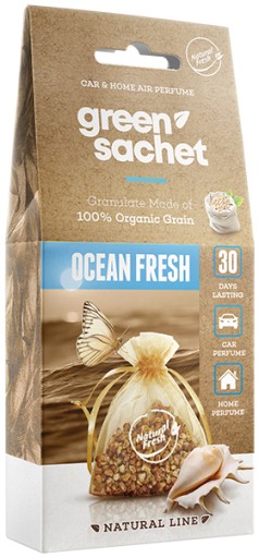 ELIX taštička s vôňou do auta OCEAN FRESH vrecúško na osviežovač vzduchu