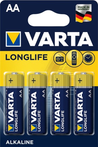 Batérie VARTA Longlife Standard LR06 LR6 R6 AA 4x