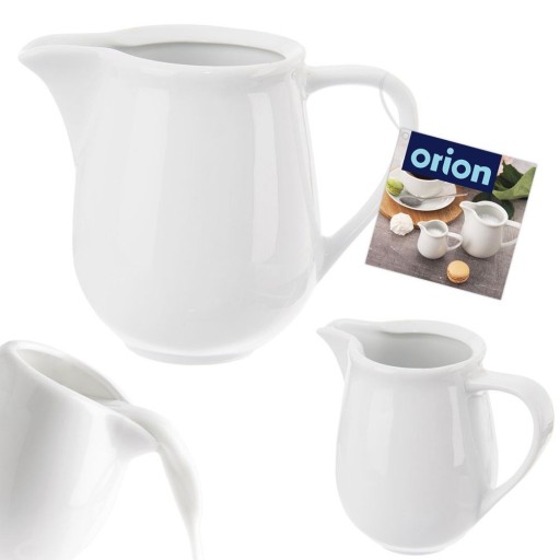 Malý porcelánový džbán MLECZNIK na mlieko, smotanu, omáčky, dipy, 80 ml